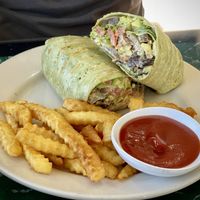 Portobello wrap  at Lotus Vegan Restaurant in Pinellas Park