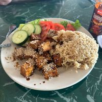 Sesame Tofu  at Lotus Vegan Restaurant in Pinellas Park