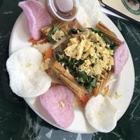 Lotus root salad   at Lotus Vegan Restaurant in Pinellas Park