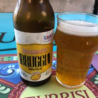 Sicilian Belgian ale (unfiltered). at Bar Turrisi in Castelmola