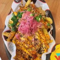Loaded katsu fries at Yuzu Street Food in Pocklington