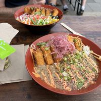 Tofu choices   at Yuzu Street Food in Pocklington