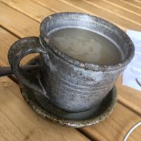 Lemon and Ginger Tea  at Indabo Cafe in Kigali