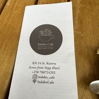 Get here!  at Indabo Cafe in Kigali