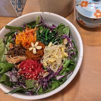 Bibimbab at TU CASA -Zero waste & Plant based- in Kyoto