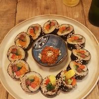 Kimbap at TU CASA -Zero waste & Plant based- in Kyoto