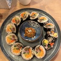 Rainbow kimbap   at TU CASA -Zero waste & Plant based- in Kyoto