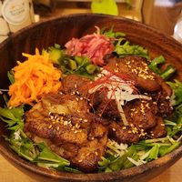 BBQ  bowl with veggie topping at TU CASA - Zero waste & Plant based トゥ・カサ in Kyoto