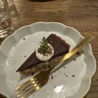 Chocolate hazelnut tart  at TU CASA - Zero waste & Plant based トゥ・カサ in Kyoto