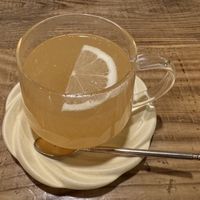 Lemon ginger drink  at TU CASA - Zero waste & Plant based トゥ・カサ in Kyoto