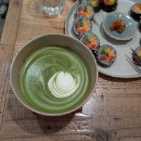 Hot Matcha Latte at TU CASA - Zero waste & Plant based トゥ・カサ in Kyoto