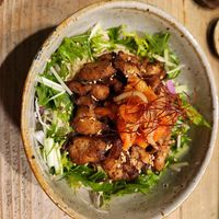 キムチカルビ丼 at TU CASA -Zero waste & Plant based- in Kyoto