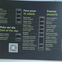 Menú at Burger Mel - La Marina in Tenerife