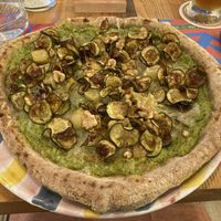 Nerano vegan: creamy and fried zucchini, potatoes and walnuts  at Capperi che Pizza in Milan