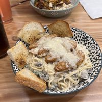 Pasta alfredo  at Vegan Grill - Upper East Side in New York City