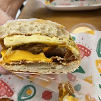 Breakfast sandwich  at Vegan Grill - Upper East Side in New York City