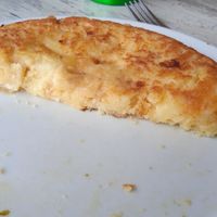 No pude esperar para hacer la foto, ja ja ja at Café Bar Arco Iris in Madrid