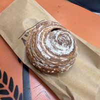 Cinnamon roll  at Craft Vegan Bakery Las Cañitas in Buenos Aires