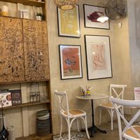 Inside at Devotions Café in Paris