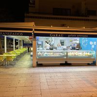 Gelateria von aussen  at Gelats Garau in Mallorca