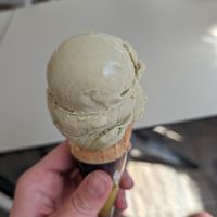 Pistachio at Gelats Garau in Mallorca