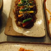 Japchae at Okpo Culture in Porto Alegre