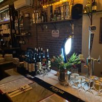 Bar seating at Tavola in New York City