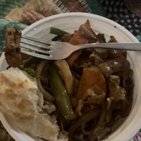 Drunken Noodles Made Vegan   at Nasi Malay Thai Sushi in Bear