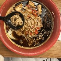 Miso ramen soup  at Bone Daddies in South West London