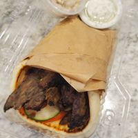 Lamb gyro (absolutely amazing) at Garden of Feeding  in West Melbourne