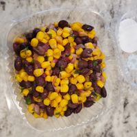 Fall Fiesta corn and black bean salad at Garden of Feeding  in West Melbourne