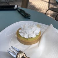 Lemon tart - wow!  at Fraise Café in Menton