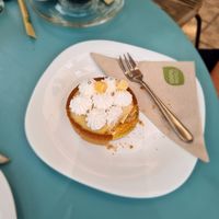 Amazing banana tart😋 at Fraise Café in Menton