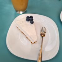Delicious cheese cake 🎂 🤩 at Fraise Café in Menton
