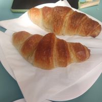 Vegan croissant at Fraise Café in Menton