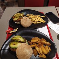 Hamburguesa vegana at VIPS Smart in Segovia
