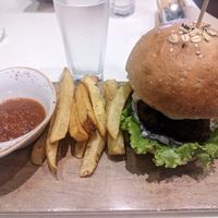 "fish" burger at SHAKA - Mall of Asia in Pasay