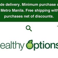 delivery available  at Healthy Options - SM City Clark in Angeles