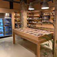 Interior herbs and spices etc  at Alimara Espai Salut in Girona