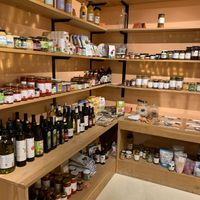 Interior vegan condiments etc  at Alimara Espai Salut in Girona