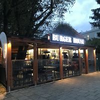   at Burger House 3 Biergarten in Munich