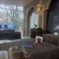 One of the eating areas at Cafe 1991 in Tashkent