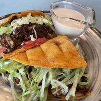 Vegan falafel shawarma   at Cafe 1991 in Tashkent