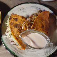 Falafel tacos at Cafe 1991 in Tashkent