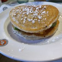 Savory pancakes  at La Desayunería  in Malaga