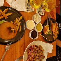 Burger gringa, misión imposible y veganosaurio broaster at Asianica Street Food - temporarily closed in Lima