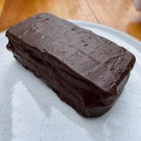 Chocolate vanilla cake  at Asianica Street Food - temporarily closed in Lima