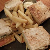 Club sandwich at Asianica Street Food - temporarily closed in Lima