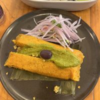 Quinoa tamale  at Asianica Street Food - temporarily closed in Lima