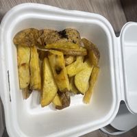 Fried potatoes for the lomo saltado  at Asianica Street Food - temporarily closed in Lima